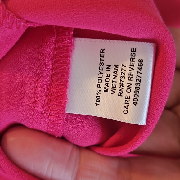 XL Pink Ruffle‎ Elle Tank - Picture 3 of 3